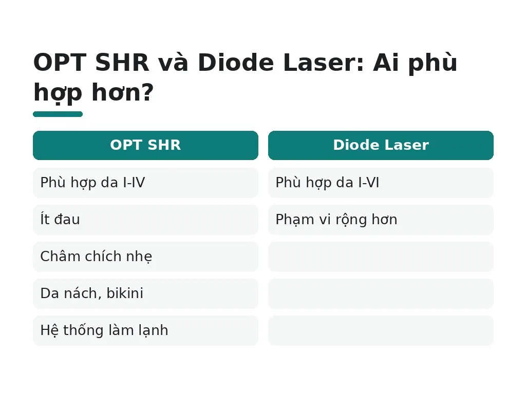 OPT SHR an toàn không? Kết quả duy trì bao lâu?